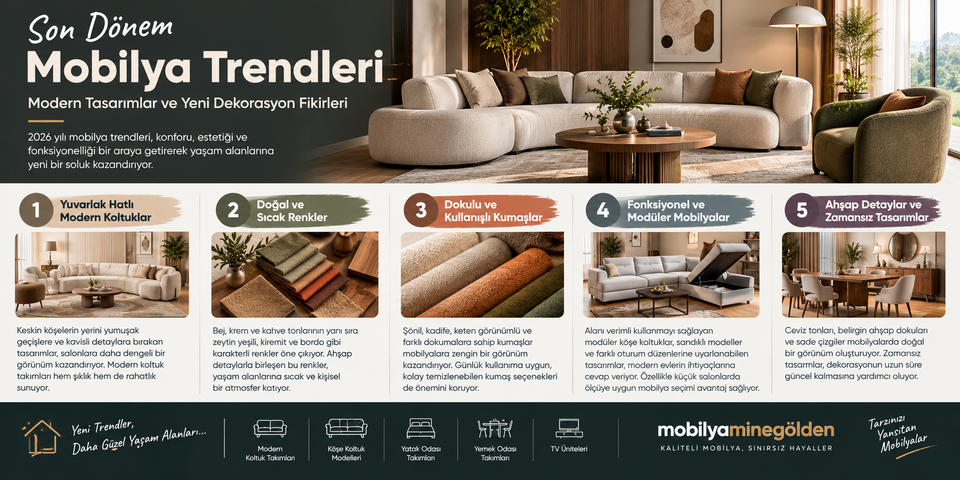 Latest Furniture Trends: Modern Designs and New Decorating Ideas