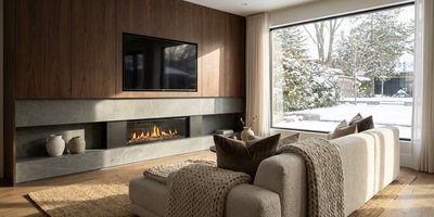Fireplace TV Unit: Cozy & Modern Living Rooms