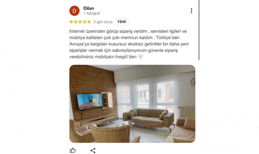 Dilan Kurumuş - Belçika - Mobilyam İnegölden152224 | İnegöl Mobilya