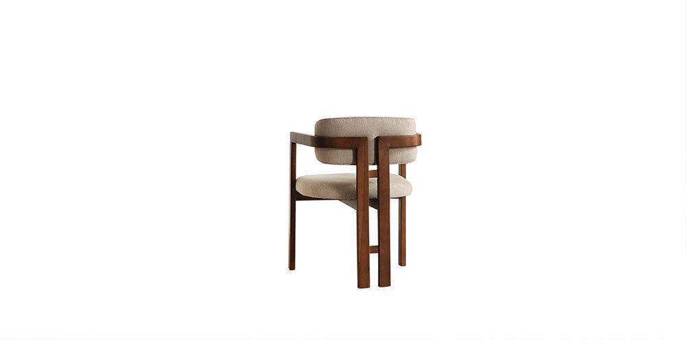 Modern Topkapı Yemek Odası Takımı, ahşap ve terrazzo detaylı yemek masası, bej sandalyeler ve şık büfe ile inegol mobilya kalitesini yansıtır.