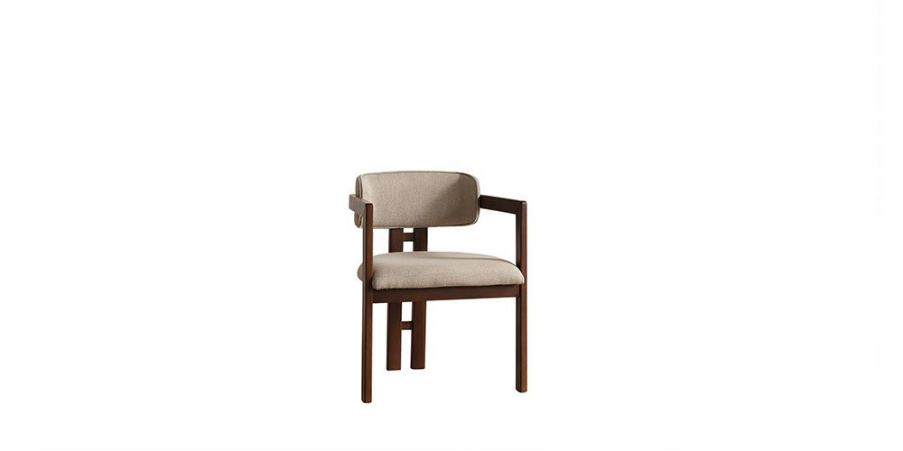 Modern Topkapı Yemek Odası Takımı, ahşap ve terrazzo detaylı yemek masası, bej sandalyeler ve şık büfe ile inegol mobilya kalitesini yansıtır.