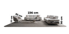 Aura Koltuk Takımı Krem-2665-8