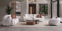 Loft Koltuk Takımı Beyaz| İnegöl Mobilya