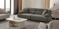 Defne Koltuk Takımı Krem-2974-5