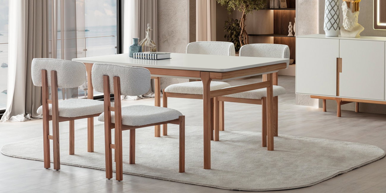 Aura Yemek Odası Takımı Natural-2370-1