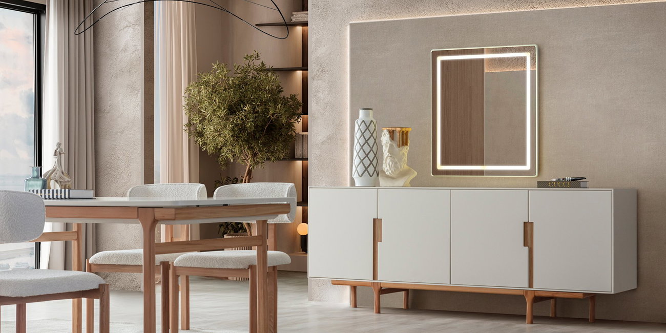 Aura Yemek Odası Takımı Natural-2370-2