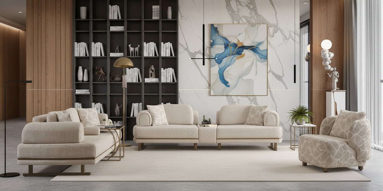 Bella Sofa Set İnegöl Furniture