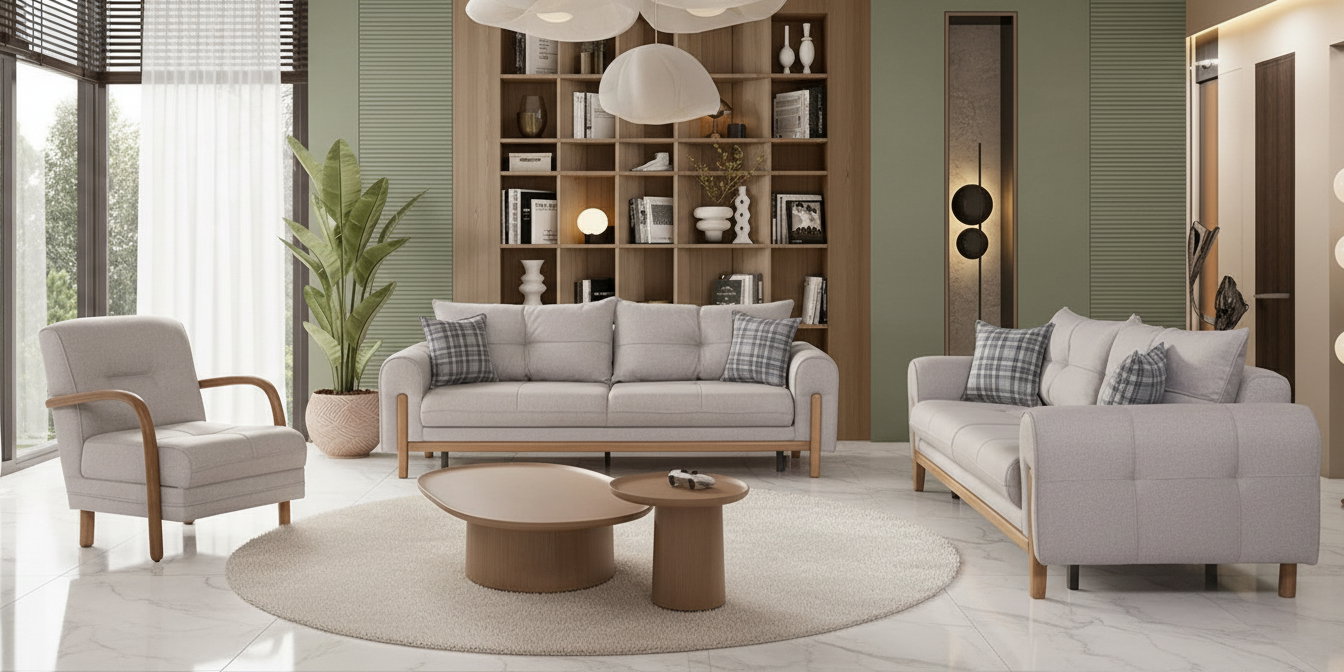 Deniz Sofa Set İnegöl Furniture
