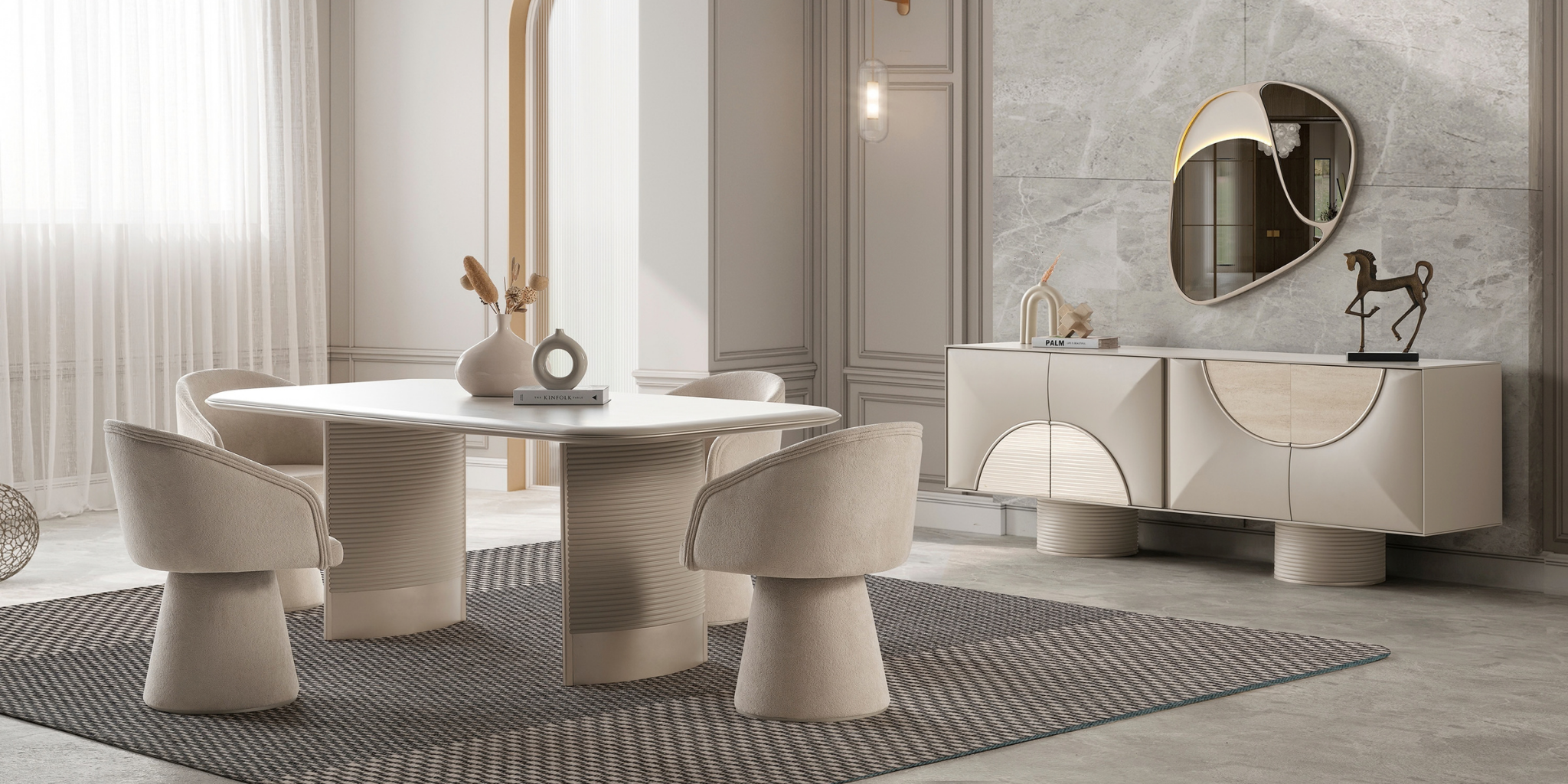 Elegance Yemek Odası Takımı - İnegöl Mobilya