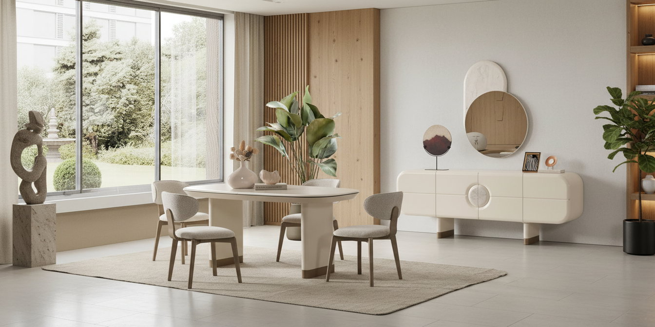 Lotus Modern Yemek Odası Takımı - İnegöl Mobilya
