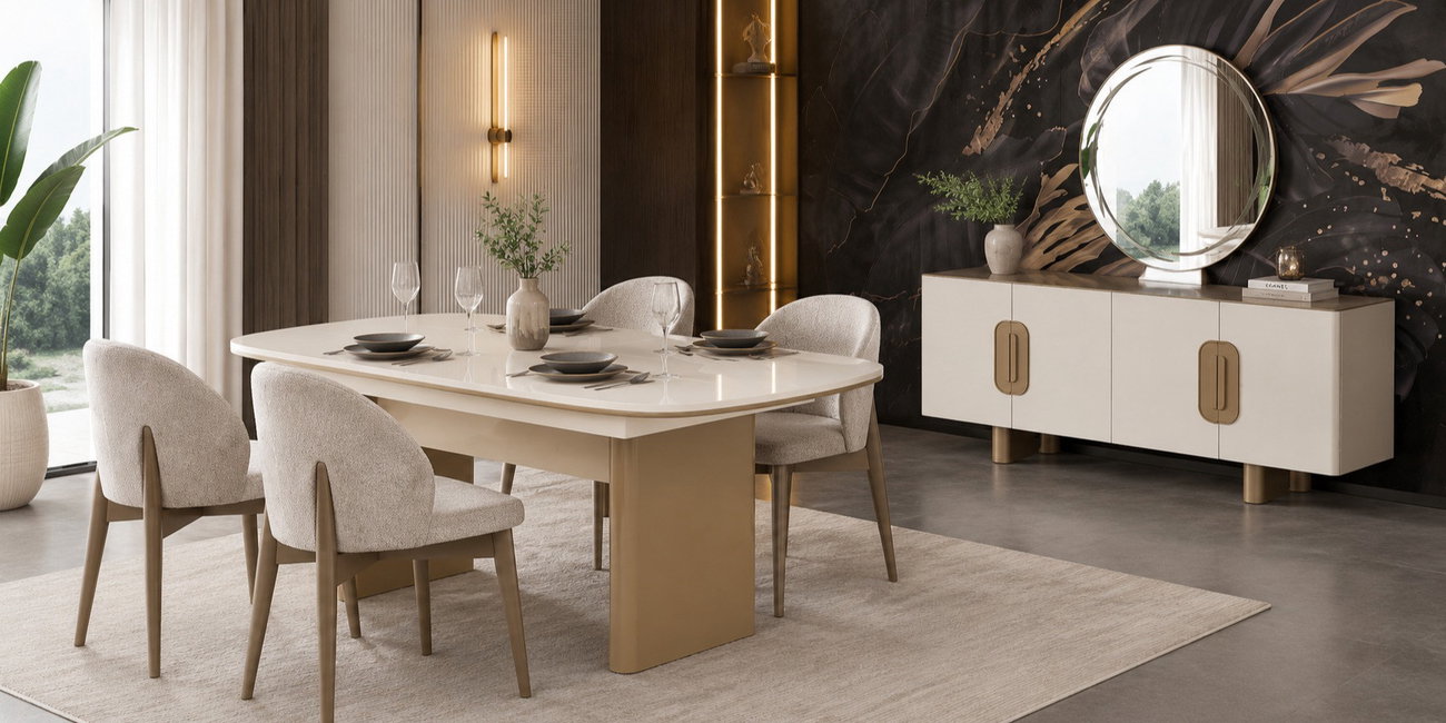 Prada Modern Yemek Odası Takımı| İnegöl Mobilya