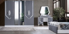 Güneş Yatak Odası Takımı Antrasit-702-2