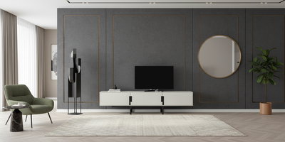 Aura Tv Ünitesi Siyah İnegöl Mobilya