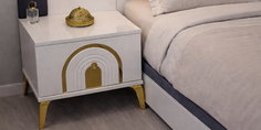 Safir Yatak Odası Takımı Beyaz-3243-3