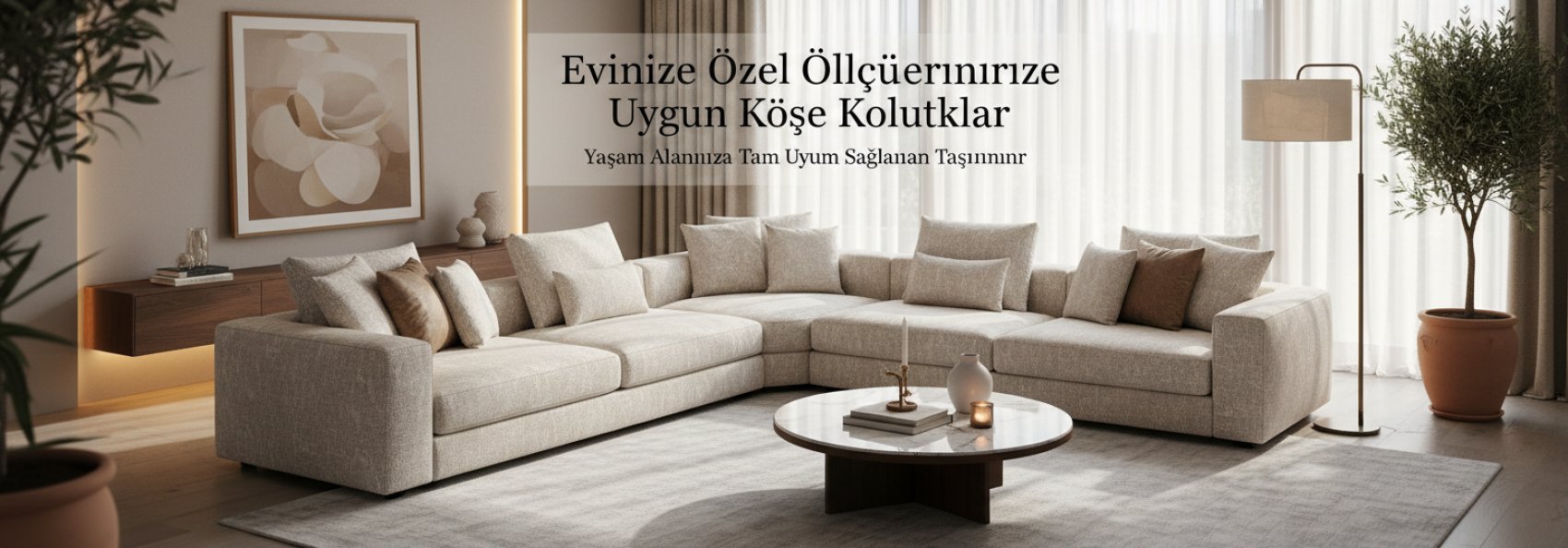 Evinize Özel Ölçülerine Uygun Köşe Koltuklar