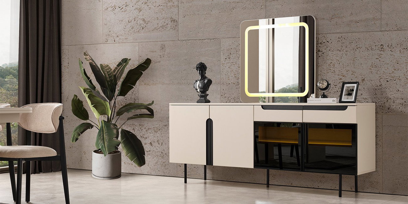 Zara Yemek Odası Takımı Siyah-1242-6