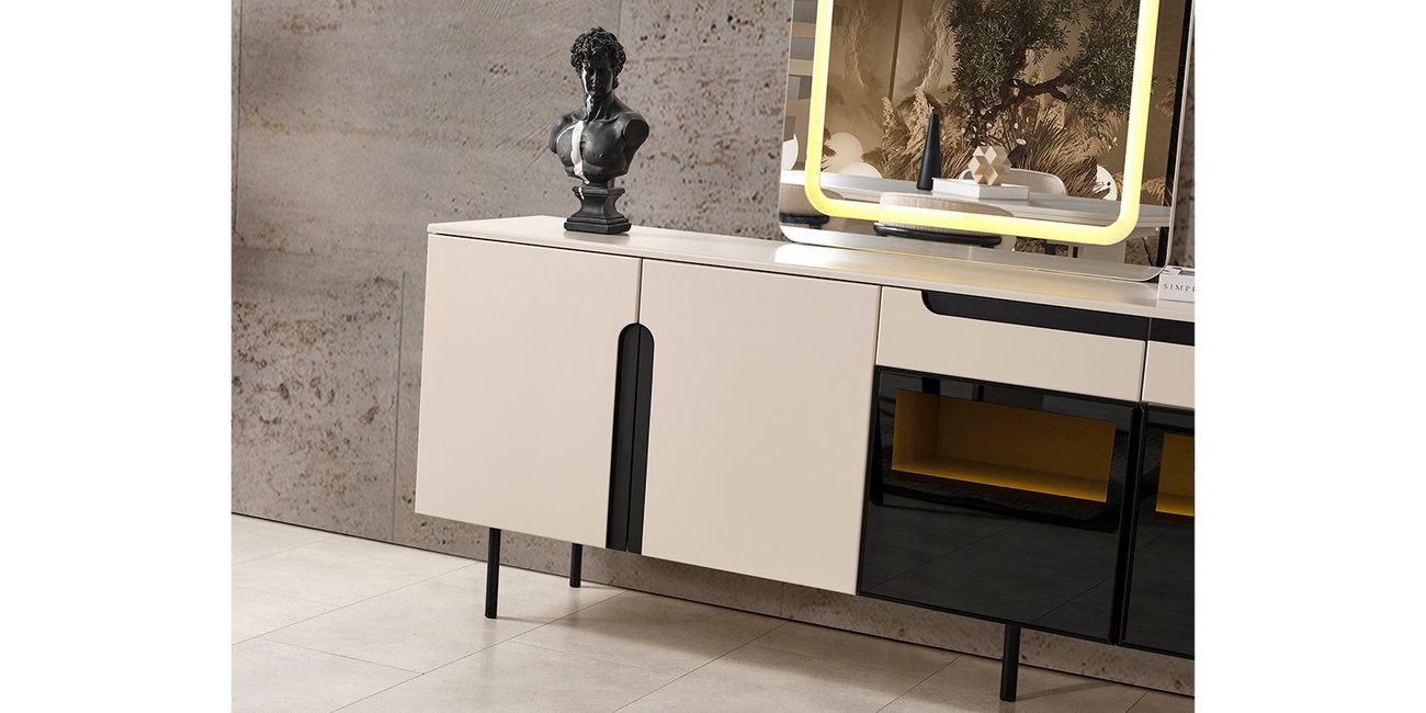 Zara Yemek Odası Takımı Siyah-1242-7
