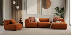 Relax Köşe Takımı Kiremit Teşhirden227977 | İnegöl Mobilya