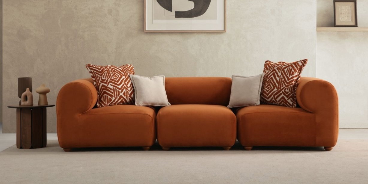 Relax Köşe Takımı Kiremit Teşhirden227975 | İnegöl Mobilya