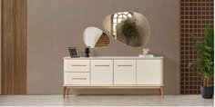 Destan Yemek Odası Takımı Krem-1375-1