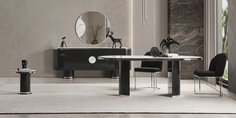 Cartier Antrasit Yemek Odası Takımı230627 | İnegöl Mobilya