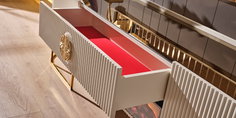 Gucci Ekru Gold Yemek Odası Takımı-1813-7