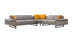 Diva Köşe Koltuk Takımı Gri-2755-5