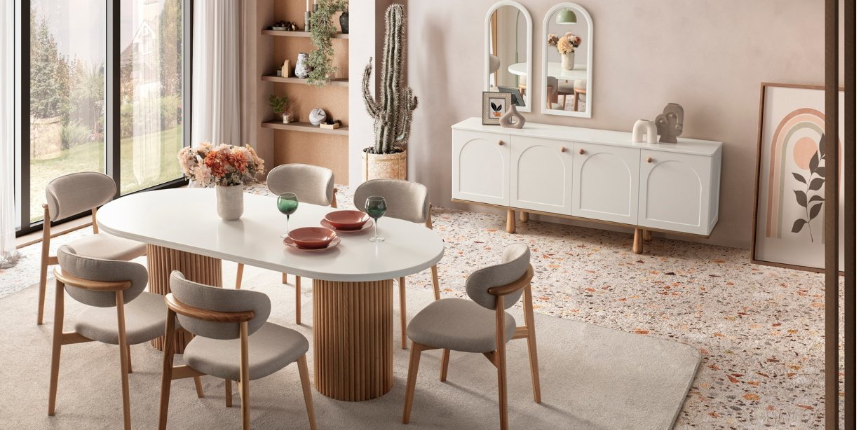 Henna Yemek Odası Takımı230073 | İnegöl Mobilya