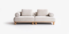 Bambu Koltuk Takımı Krem-1243-5