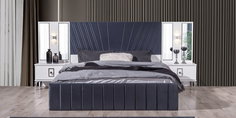Rio Gri Yatak Odası Takımı Mdf-1622-3
