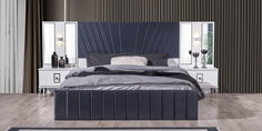 Rio Gri Yatak Odası Takımı Mdf-1622-6