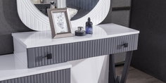 Stil Antrasit Yatak Odası Takımı Mdf-1624-8