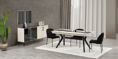 Asel Yemek Odası Takımı İnegöl Mobilya