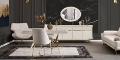 Asos Gold Yemek Odası Takımı-2490-9