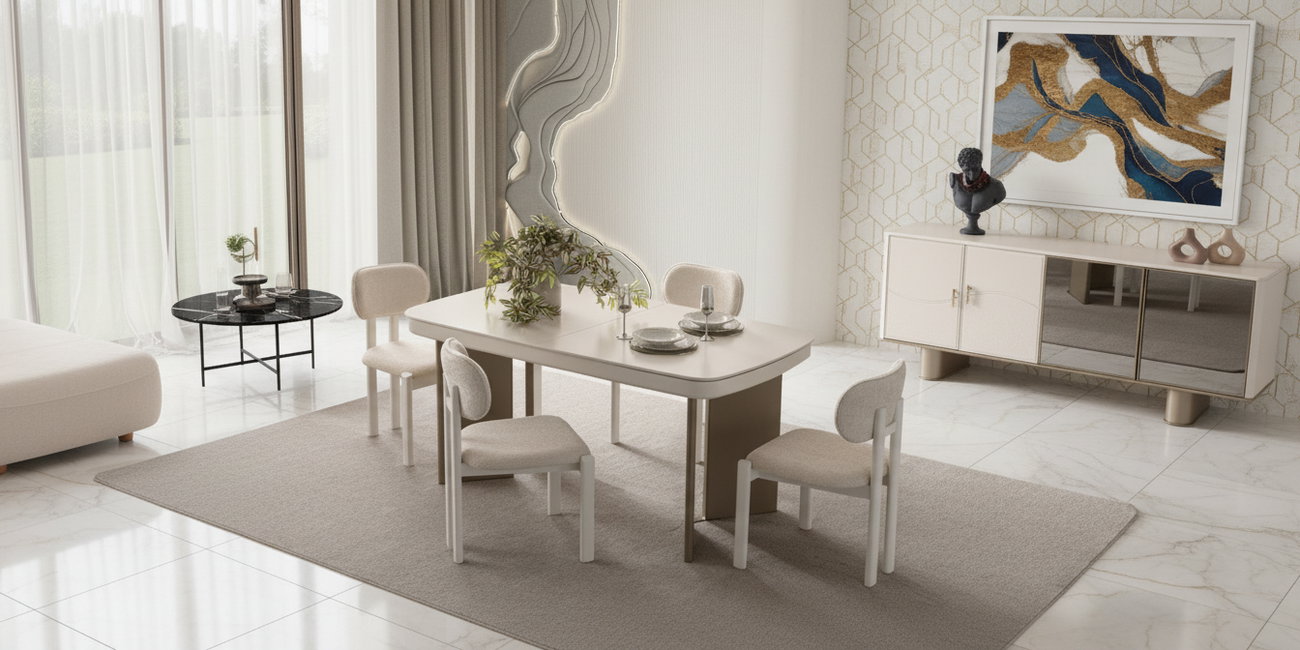 Saray Yemek Odası Takımı Teşhirden İnegöl Mobilya