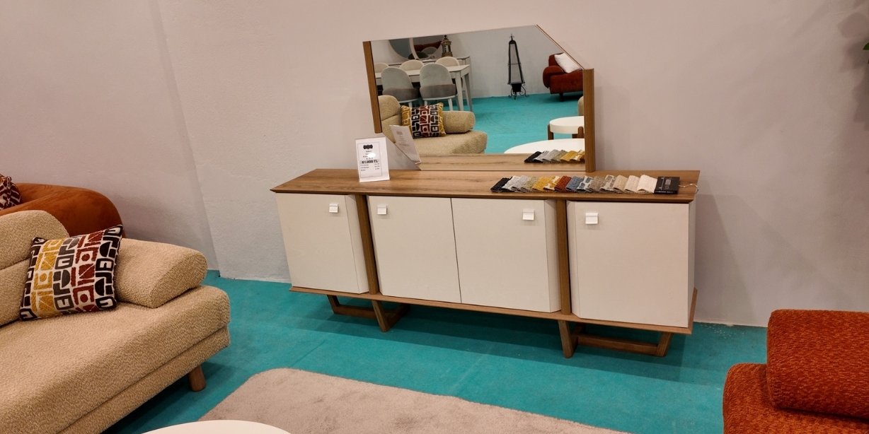 Soft Mirrored Console Display221686 | İnegöl Mobilya