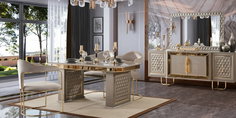 Lounge Yemek Odası Takımı Nehir Kumu İnegöl Mobilya