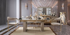 Lounge Yemek Odası Takımı Nehir Kumu220234 | İnegöl Mobilya