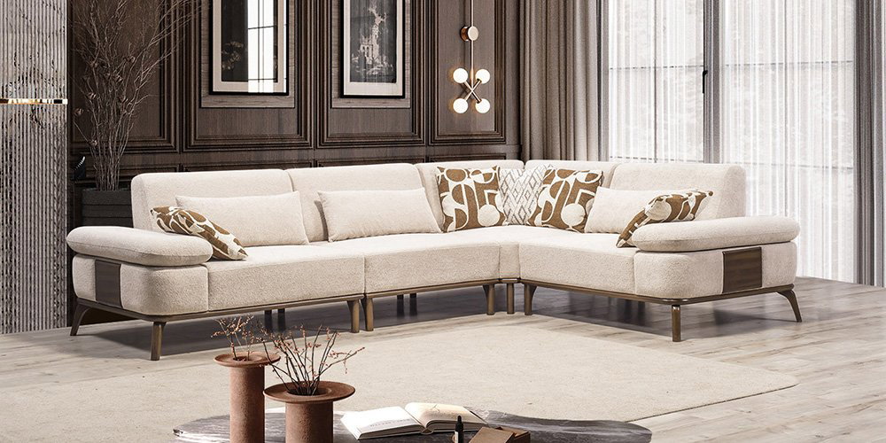 Vista Köşe Koltuk Takımı Ceviz-2788-8