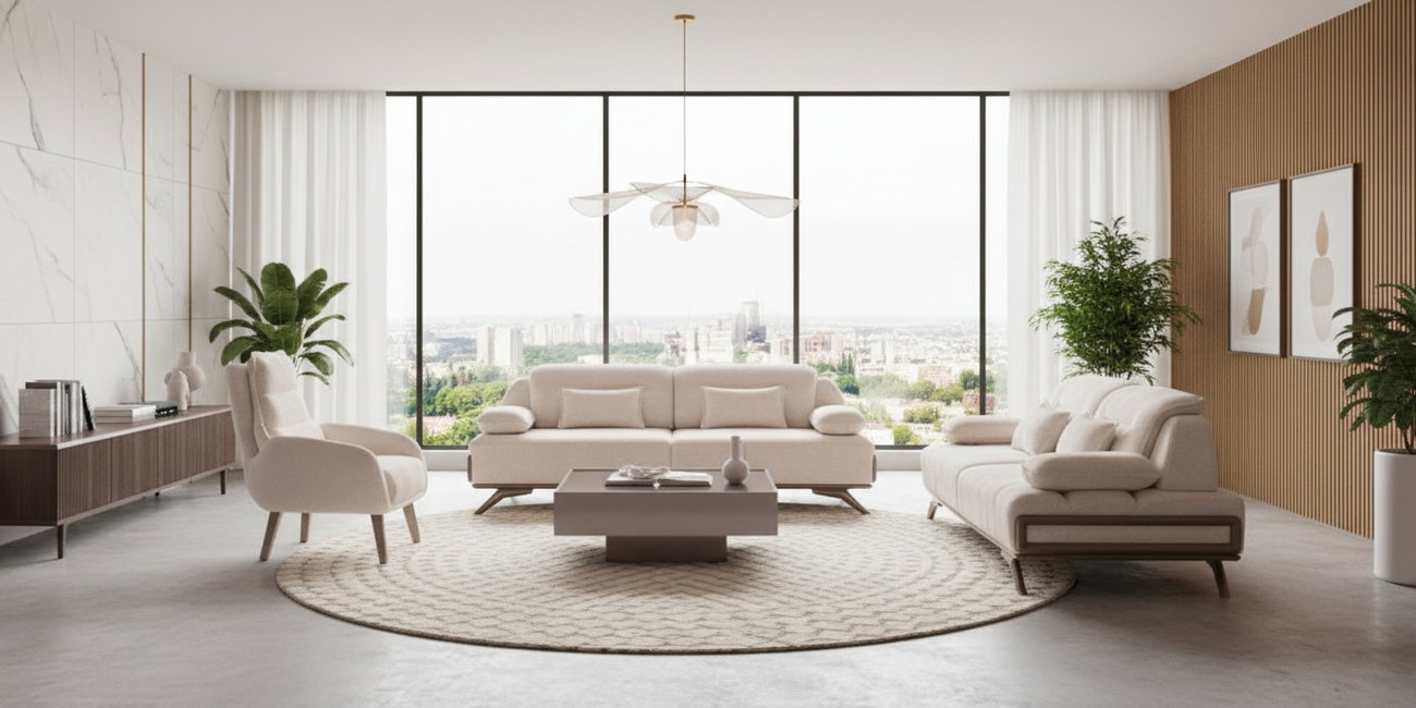 Loft Koltuk Takımı Ahşap İnegöl Mobilya