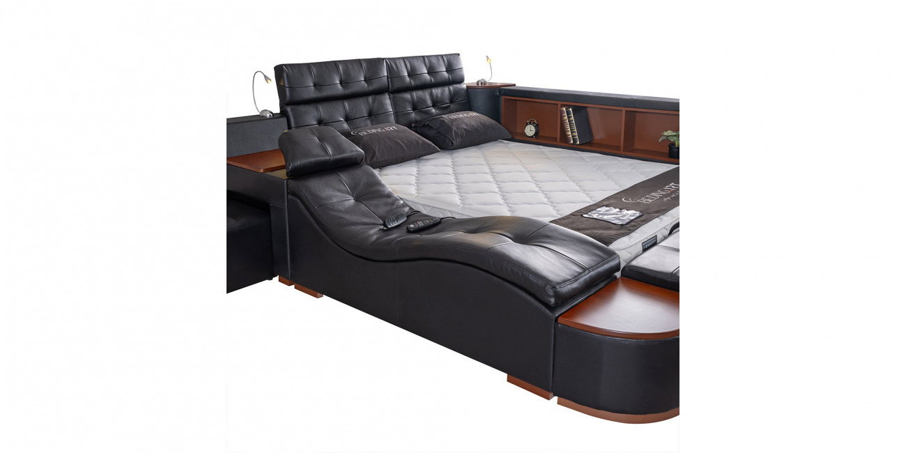 Lüxe Life Antrasit Karyola-2308-10