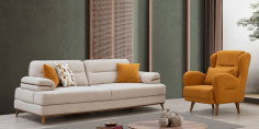 Milano Koltuk Takımı Krem-2881-1