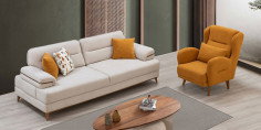 Milano Koltuk Takımı Krem-2881-2