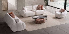Loft Koltuk Takımı Beyaz| İnegöl Mobilya