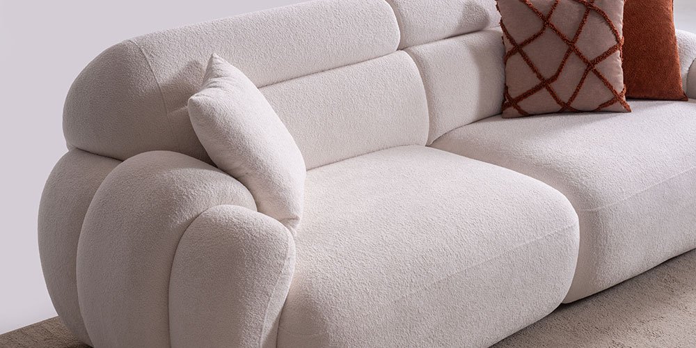 Loft Koltuk Takımı Beyaz| İnegöl Mobilya