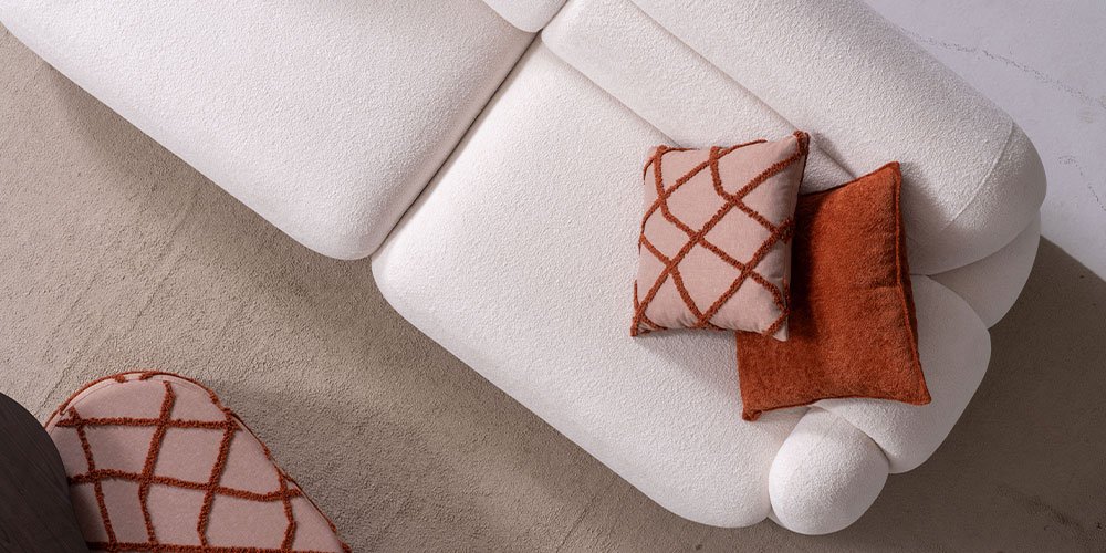 Loft Koltuk Takımı Beyaz| İnegöl Mobilya
