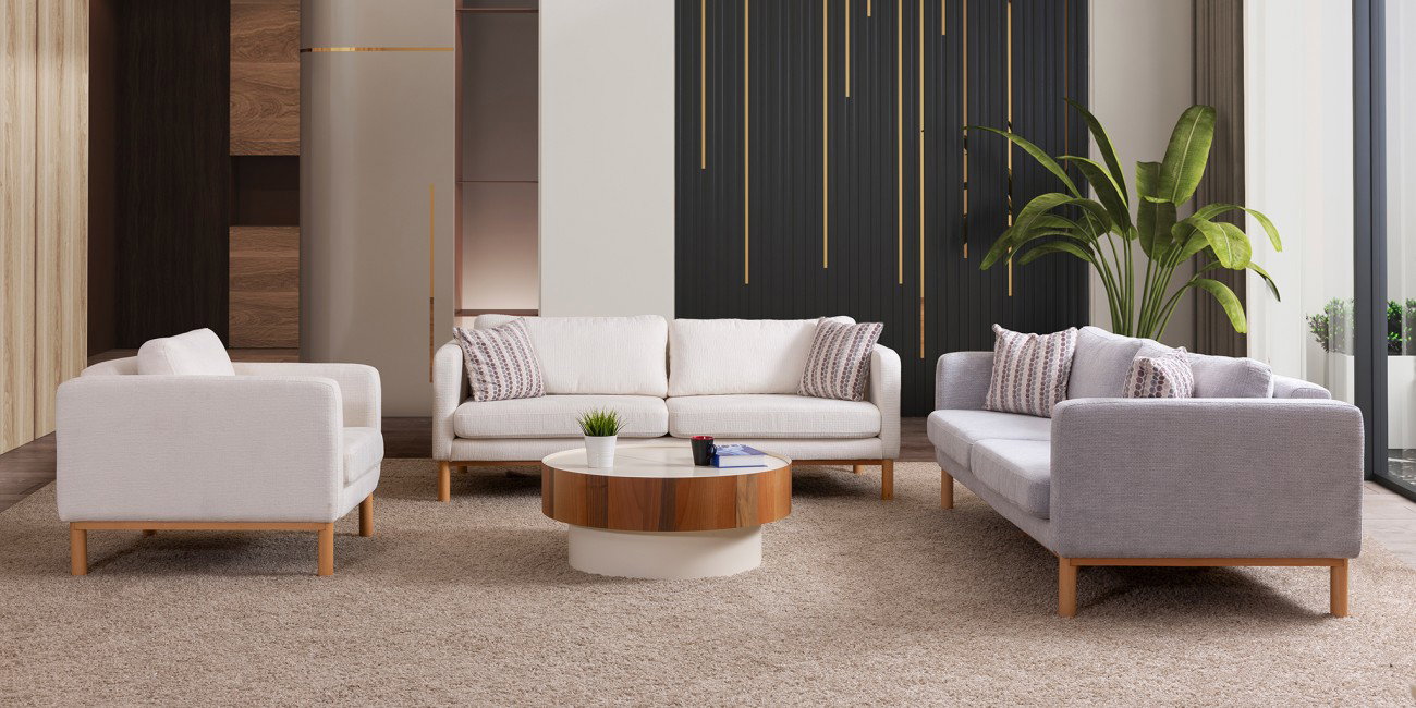 Nova Koltuk Takımı Krem-2965-4