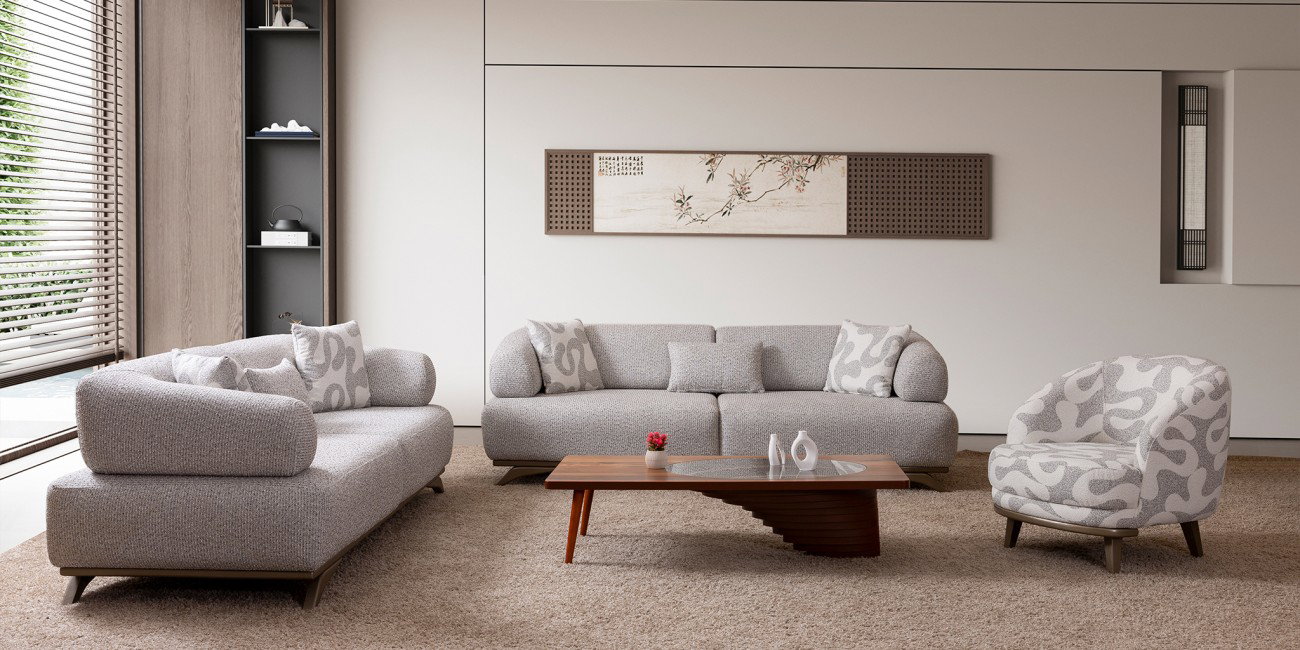 Paris Koltuk Takımı Antrasit-2967-8