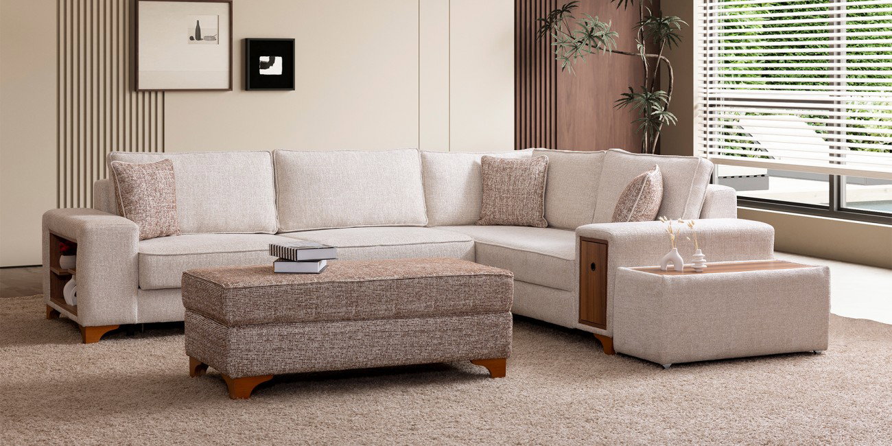 Star Köşe Koltuk Takımı Şönil-2971-4