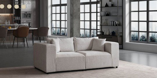 Lara Köşe Koltuk Takımı Gri-2736-1